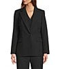 Antonio Melani Cassidee Long Sleeve Notched Lapel Blazer & Danielle Peplum Vest & Tegan Flat Front Bootcut Pants - Image 3