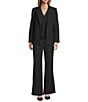 Antonio Melani Cassidee Long Sleeve Notched Lapel Blazer, Color:Black - Image 4