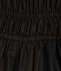 Antonio Melani Chappell Sweetheart Neckline Short Puff Sleeve Smocked Babydoll Dress, Color:Black - Image 3