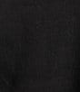 Color:Black - Image 3 - Charlie Linen Blend One Shoulder Shift Dress