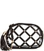 Antonio Melani Clear Larisa Studded Camera Crossbody Bag, Color:Black - Image 1