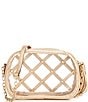 Antonio Melani Clear Larisa Studded Camera Crossbody Bag, Color:Gold - Image 2