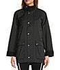 Antonio Melani Collared Long Sleeve Zip Front Chore Jacket, Color:Black - Image 2