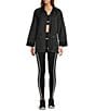 Antonio Melani Collared Long Sleeve Zip Front Chore Jacket, Color:Black - Image 4