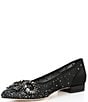 Color:Black - Image 4 - Collection Pavo Crystal Bow Detail Dress Flats