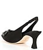 Color:Black - Image 3 - Collection Stellar Crystal Bow Ornament Slingback Pumps