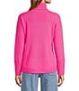 Color:Bright Pink - Image 2 - Connie Turtleneck Cashmere Sweater