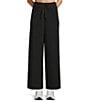 Antonio Melani Coordinating Active Wide Leg Sweatpants, Color:Black - Image 1