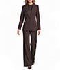 Antonio Melani Coordinating Cassidee Long Sleeve Notched Lapel Blazer - Image 3