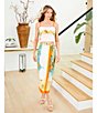 Antonio Melani Coordinating Clio Fruit Printed Linen Wrap Skirt, Color:Multi Fruit - Image 5