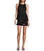 Antonio Melani Coordinating Izzy Shell Mini Skirt, Color:Black - Image 3