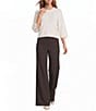 Antonio Melani Coordinating Tegan Flat Front Bootcut Pants - Image 3