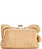 Antonio Melani Crochet XL Bow Clutch, Color:Natural - Image 2