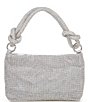 Antonio Melani Crystal Knot Handle Clutch, Color:Silver - Image 1