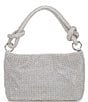 Antonio Melani Crystal Knot Handle Clutch, Color:Silver - Image 2