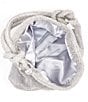 Color:Silver - Image 3 - Crystal Knot Handle Clutch