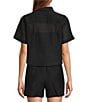Antonio Melani Della Linen Button Front Coordinating Blouse - Image 2