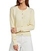 Antonio Melani Delphine Embroidered Button Front Long Sleeve Cardigan - Image 6