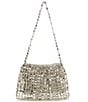 Antonio Melani Disco Beaded Shoulder Bag, Color:Silver - Image 1