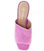 Color:Bright Mauve - Image 5 - Divinna Suede Platform Slide Sandals