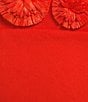 Antonio Melani Dottie Textured Linen Square Neck Sleeveless Dress, Color:Papaya - Image 3