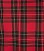 Antonio Melani Elena Plaid Square Neck Long Ruched Sleeve Dress, Color:Red Tartan - Image 3