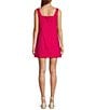 Antonio Melani Eliana Linen Square Neck Sleeveless Shift Mini Dress, Color:Candy - Image 2