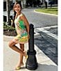Antonio Melani Eliana Printed Linen Square Neck Sleeveless Dress, Color:Green Paisley - Image 5