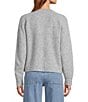 Antonio Melani Emilia Wool Blend Button Front Long Sleeve Cardigan, Color:Heather Grey - Image 2