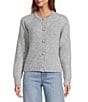 Antonio Melani Emilia Wool Blend Button Front Long Sleeve Cardigan, Color:Heather Grey - Image 4