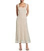 Antonio Melani Erina Crochet Lace Square Neck Sleeveless Dress, Color:Ivory - Image 1