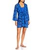 Antonio Melani Eyelet Front Knot Dress Swim Cover-Up, Color:Cobalt - Image 1