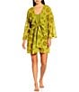 Antonio Melani Eyelet Front Knot Dress Swim Cover-Up, Color:Avocado - Image 1