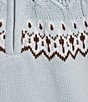 Antonio Melani Fair Isle Cable Zip - Image 4