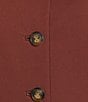 Antonio Melani Fiona Point Collar Sleeveless Button Front Vest - Image 4