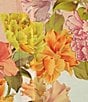 Antonio Melani Flynn Floral Print Coordinating Linen Blend Collar Neck Long Sleeve Button Down Blouse, Color:Peach Floral - Image 4