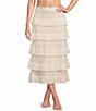 Antonio Melani Fringe Tiered Maxi Skirt - Image 1