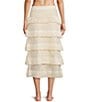 Antonio Melani Fringe Tiered Maxi Skirt - Image 2