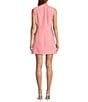 Antonio Melani Gianna Twill Round Neck Sleeveless Button Front Dress, Color:Taffy - Image 2