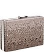 Antonio Melani Gradient Minaudiere Silver Hardware Clutch, Color:Gunmetal - Image 2