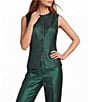 Antonio Melani Halle Gold Button Front Coordinating Vest - Image 1