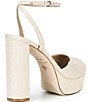 Antonio Melani Harri Linen Platform Dress Sandals - Image 2