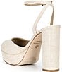 Antonio Melani Harri Linen Platform Dress Sandals - Image 3