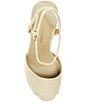Antonio Melani Harri Linen Platform Dress Sandals - Image 5