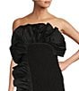Color:Black - Image 3 - High Neck Sleeveless Cordelia Dress