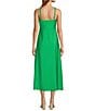 Antonio Melani Isabella Square Neck Sleeveless A-Line Dress, Color:Amazon - Image 2