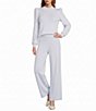 Antonio Melani Ivonne Coordinating Cashmere Wide Leg Pants - Image 3