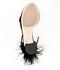 Color:Black - Image 6 - Janie Velvet Platform Dress Sandals