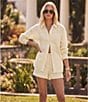 Antonio Melani Jenna Ramie Point Collar Button Front Long Sleeve Coordinating Shirt - Image 5