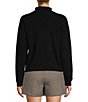 Color:Black - Image 2 - Jessica Mock Neck Cashmere Sweater